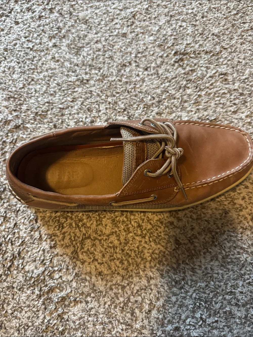 Sperry Chestnut Leather 2-Eye Boat Shoes